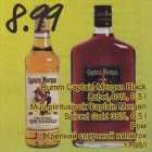 Allahindlus - Rumm Captain Morgan Black Label 40%, 0,5 l;Muu piiritusjook Captain Morgan Spiced Gold 35%, 0,5 l