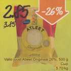 Valio juust Atleet Originaal 26%, 500 g