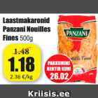 Allahindlus - Laastmakaronid
Panzani Nouilles
Fines 500g 