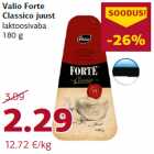 Allahindlus - Valio Forte
Classico juust