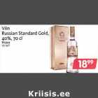 Allahindlus - Viin
Russian Standard Gold,
40%,70 cl