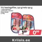 Vici heeringafilee, 240 g/neto 190 g . suitsumaitseline
. külmsuitsu, roosakas