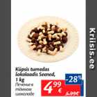 Küpsis tumedas šokolaadis Seened, 1 kg