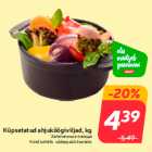 Küpsetatud ahjuköögiviljad, kg