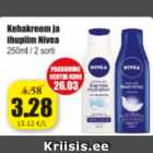 Kehakreem ja ihupiim Nivea