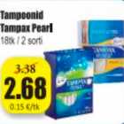 Allahindlus - Tampoonid Tampax Pearl