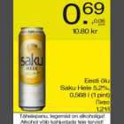 Alkohol - Eesti õlu Saku Hele