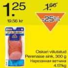 Allahindlus - Oskari viilutatud Perenaise sink