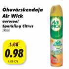 Õhuvärskendaja Air Wick aerosool Sparking Citrus 240ml