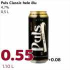 Puls Classic hele õlu
4,7%
0,5 L