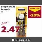 Söögiriistade
komplekt