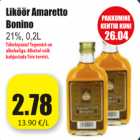 Allahindlus - Liköör Amaretto Bonino