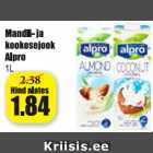 Allahindlus - Mandli- ja kookosejook Alpro 1 l