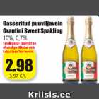 Allahindlus - Gaseeritud puuviljavein Grantini Sweet Spakling