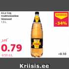 Allahindlus - A.Le Coq
traditsiooniline
limonaad
1,5 L