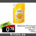 Allahindlus - Majonees Provansaal
Lemmik 405g
