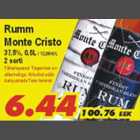 Alkohol - Rumm Monte Cristo