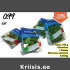 Salat, 100 g
• Mesclum
• Rukola