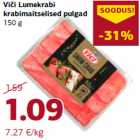 Viči Lumekrabi
krabimaitselised pulgad
150 g