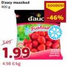 Магазин:Comarket,Скидка:Клубника D’aucy
400 г