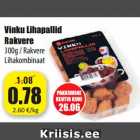 Allahindlus - Vinku Lihapallid
Rakvere