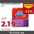 Durex Elite kondoomid
3 tk