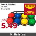 Petank 8 palliga
74 mm