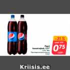 Allahindlus - Pepsi
karastusjook, 1,5 l*