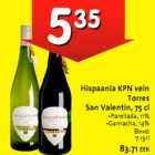 Allahindlus - Hispaania KPN vein Torres San Valentin