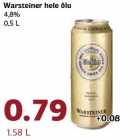 Warsteiner hele õlu
4,8%
0,5 L