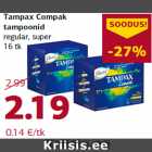 Tampax Compak
tampoonid