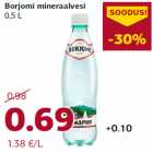Магазин:Comarket,Скидка:Минеральная вода Borjomi
0,5 л