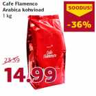 Allahindlus - Cafe Flamenco
Arabica kohvioad
1 kg