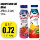Allahindlus - Jogurtismuuti
Alma