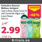 Allahindlus - Palmolive Natural
Wellnes dušigeel