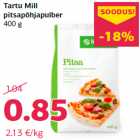 Allahindlus - Tartu Mill
pitsapõhjapulber
400 g