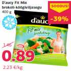 D’aucy Fit Mix
brokoli-köögiviljasegu
400 g