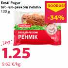 Eesti Pagar
broileri-peekoni Pehmik
130 g