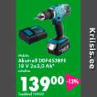 Makita Akutrell DDF453RFE 18 V 2 x 3,0 Ah*
