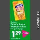 Greisson Twist´n Snack juustukõrsikud 125 g