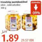 Friendship juustukuubikud