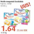 Allahindlus - Nestle magustoit beebidele kõpsise,vanilje