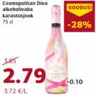 Allahindlus - Cosmopolitan Diva
alkoholivaba
karastusjook
75 cl