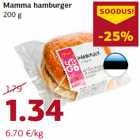 Магазин:Comarket,Скидка:Гамбургер Mamma 
200 г