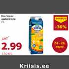 Don Simon
apelsinimahl
2 L