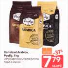 Allahindlus - Kohvioad Arabica,
Paulig, 1 kg

