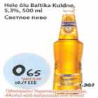 Allahindlus - Hele õlu Baltika Kuldne