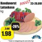 Keeduvorst
Latsekese
kg