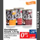 Koerakonserv Favorit, 1,25 kg