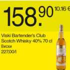 Alkohol - Viski Bartenders Club Scotch Whisky